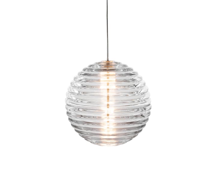 Lámpara colgante Press Sphere LED Ø30 cm, Transparente Tom Dixon