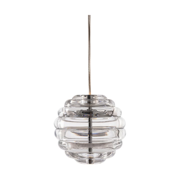 Lámpara colgante Press Sphere mini LED Ø14,5 cm - Transparente - Tom Dixon