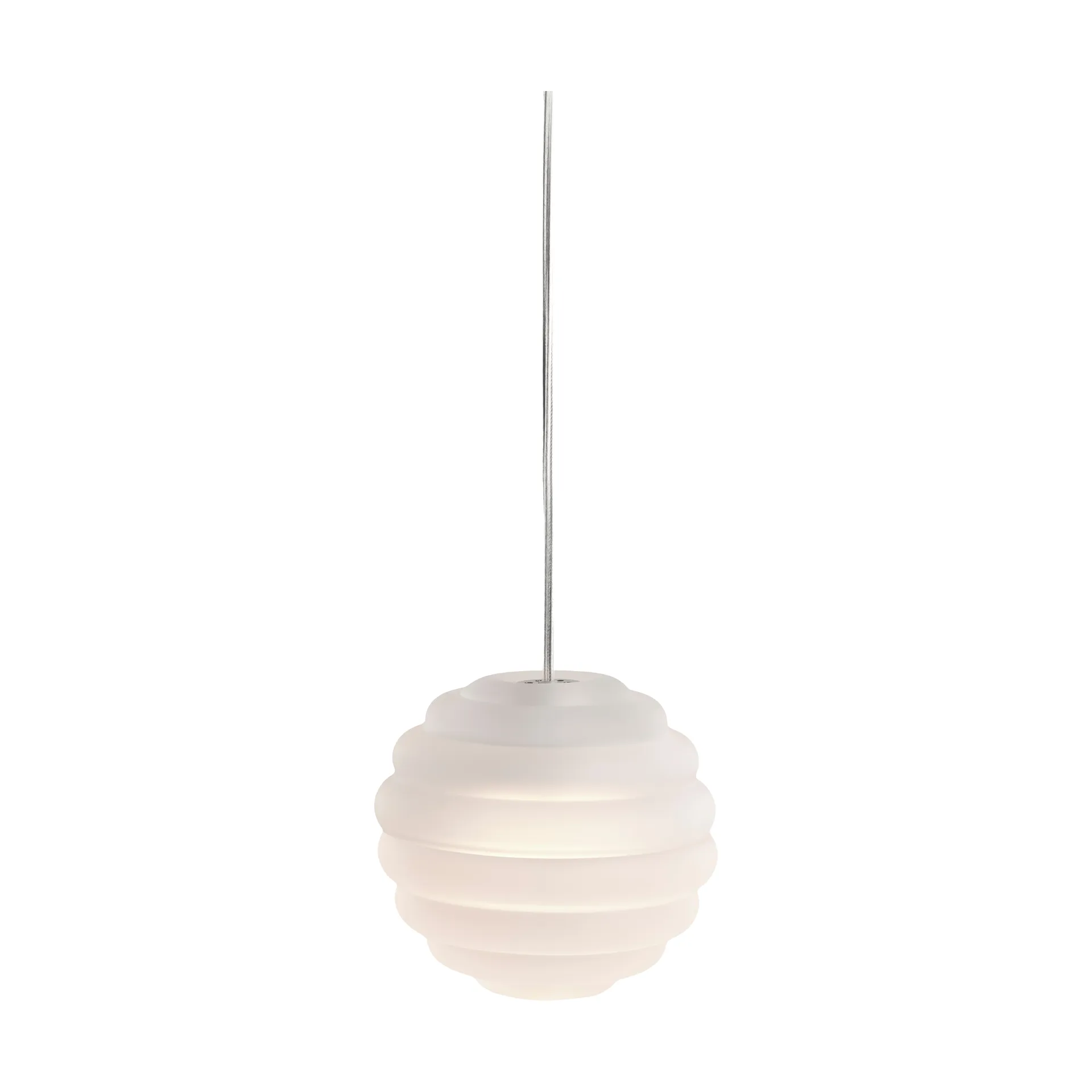 Lámpara colgante Press Sphere mini LLED Ø14,5 cm, Esmerilado Tom Dixon