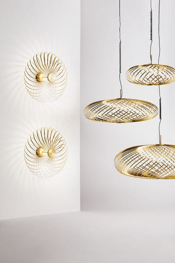 Lámpara colgante Spring LED latón - Mediano - Tom Dixon