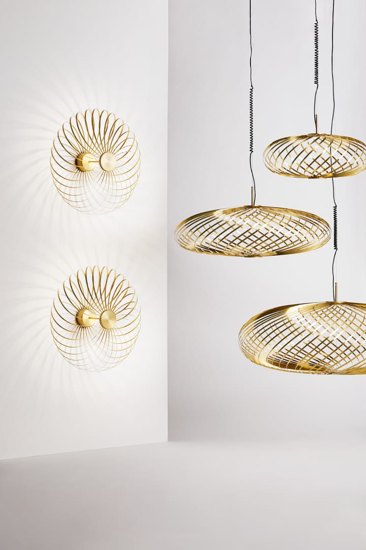 Lámpara colgante Spring LED latón, Mediano Tom Dixon