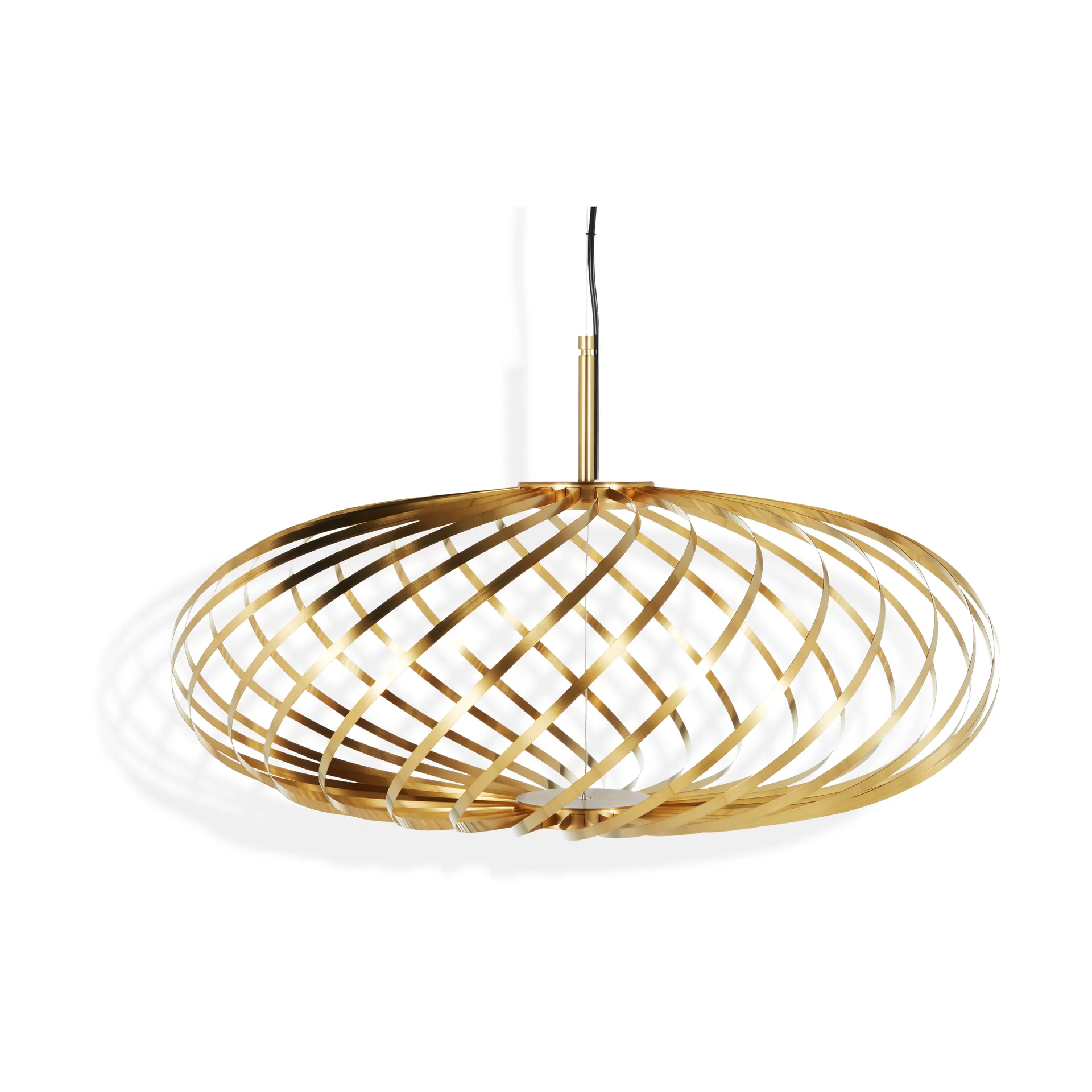 Lámpara colgante Spring LED latón, Pequeño Tom Dixon