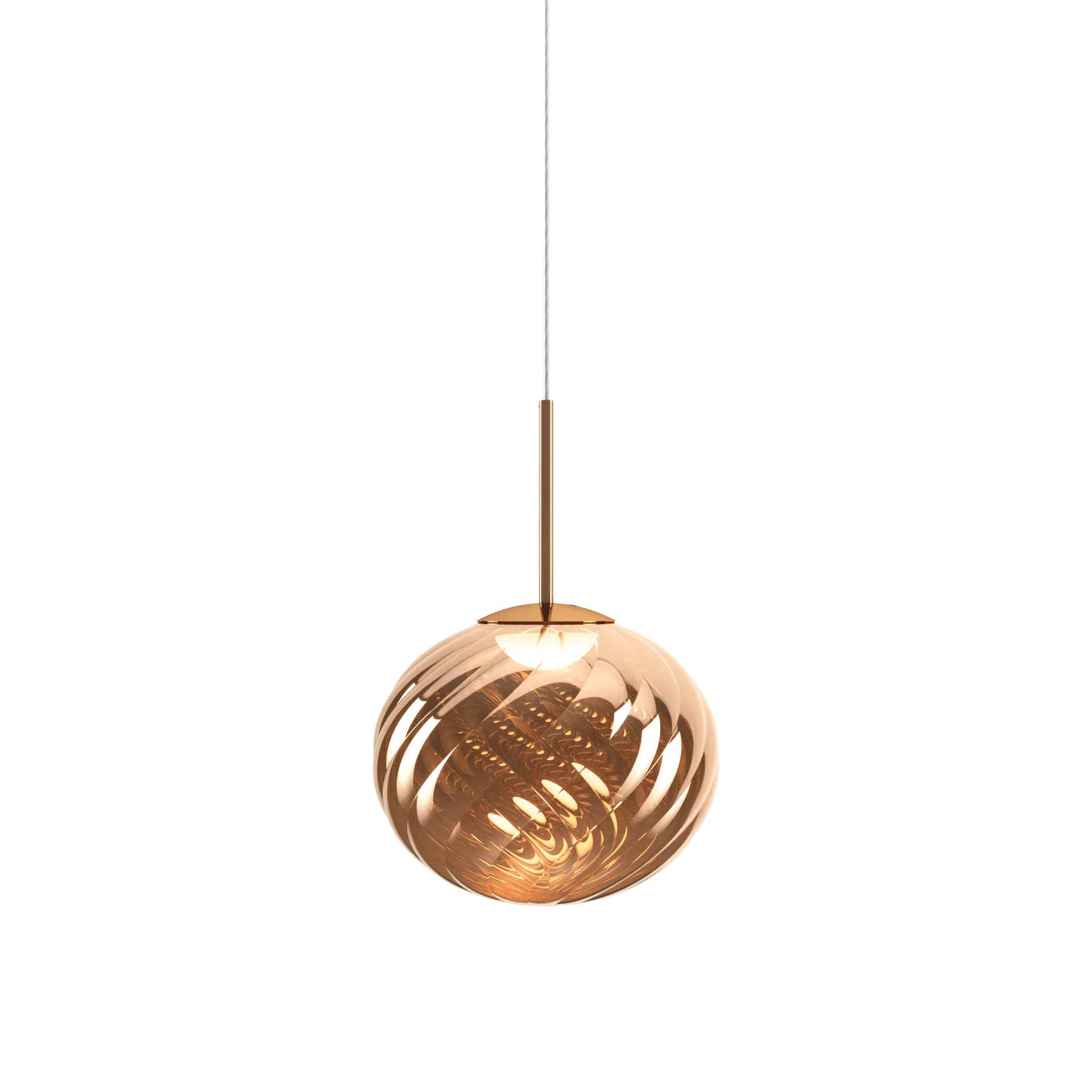 Lámpara colgante Whirl Ø30 cm, Copper Tom Dixon