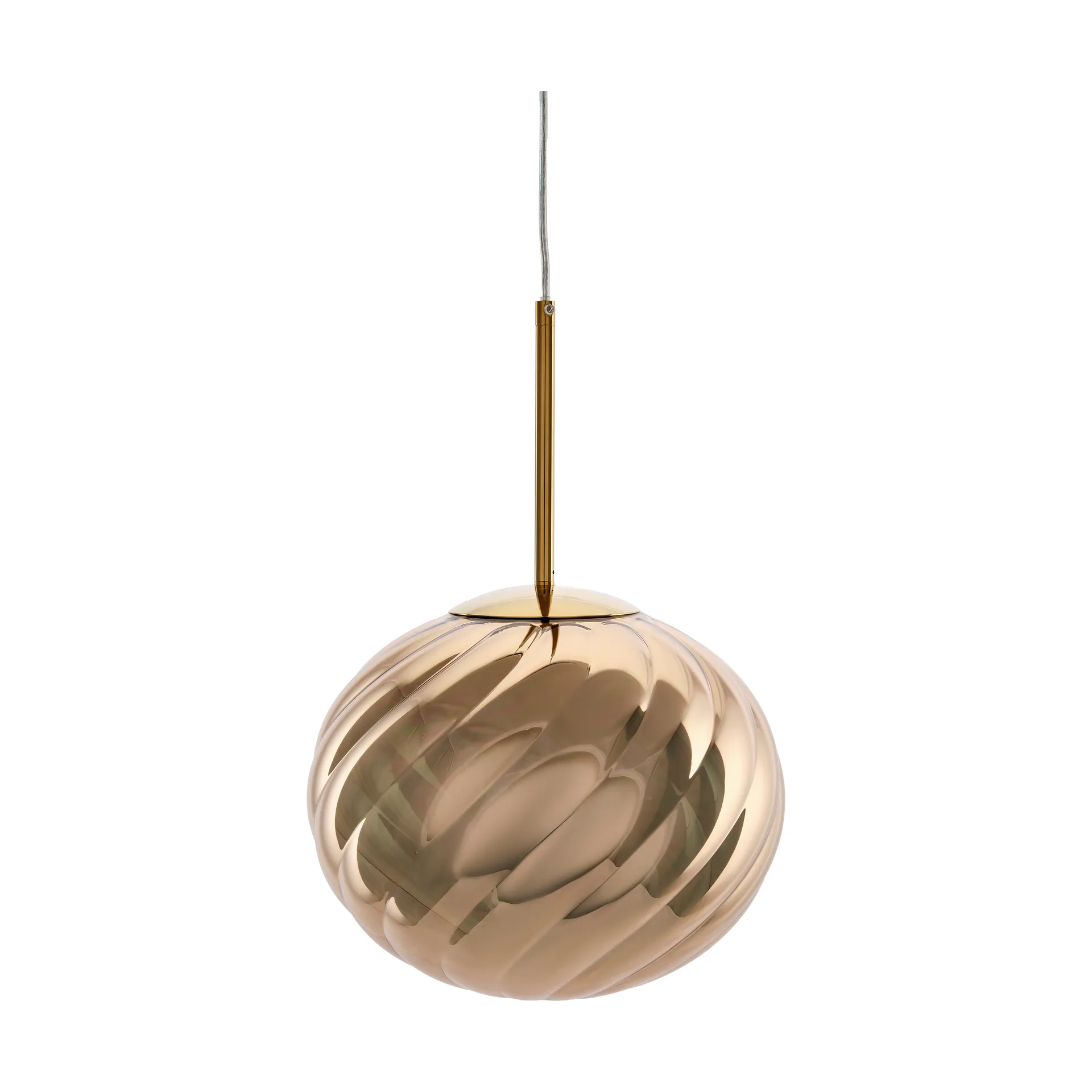Lámpara colgante Whirl Ø30 cm, Dorado Tom Dixon