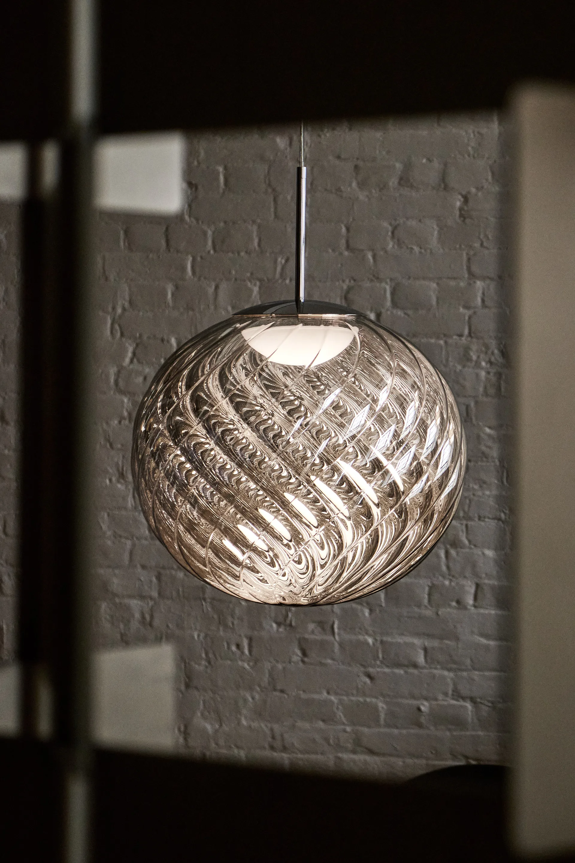 Lámpara colgante Whirl Ø30 cm, Plateado  Tom Dixon