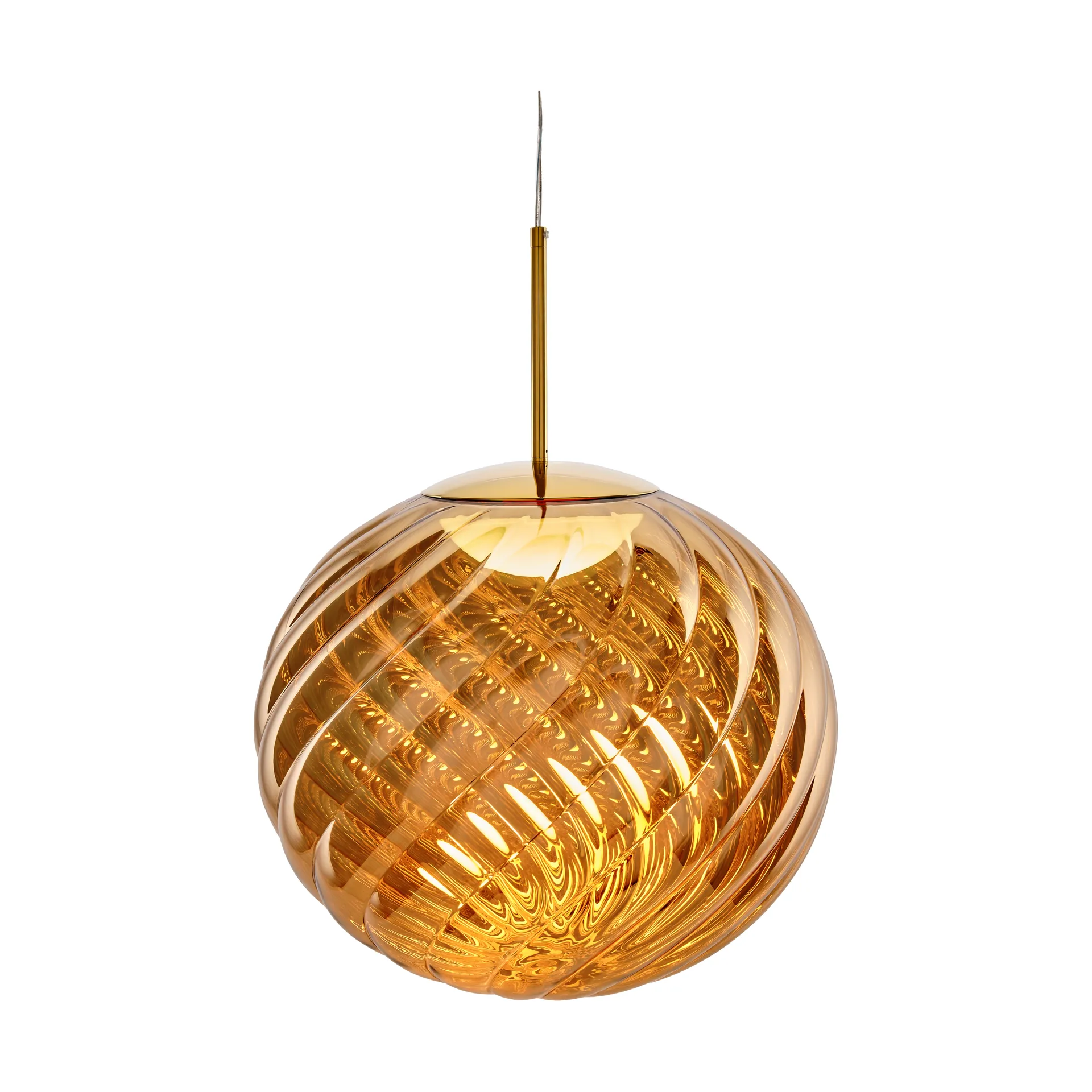 Lámpara colgante Whirl Ø45 cm, Dorado Tom Dixon