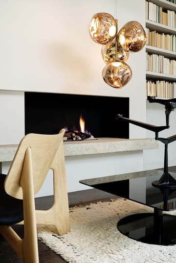 Lámpara de araña Melt Chandelier mini LED 63,4 cm - Dorado - Tom Dixon