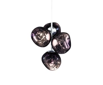 Lámpara de araña Melt Chandelier mini LED 63,4 cm - Humo - Tom Dixon
