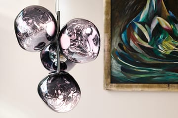 Lámpara de araña Melt Chandelier mini LED 63,4 cm - Humo - Tom Dixon