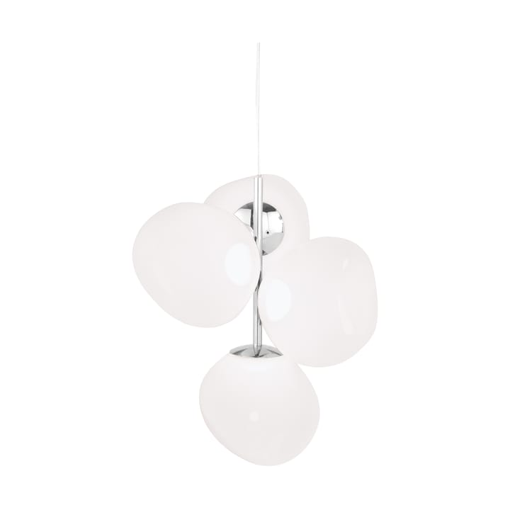 Lámpara de araña Melt Chandelier mini LED 63,4 cm - Ópalo-plateado - Tom Dixon