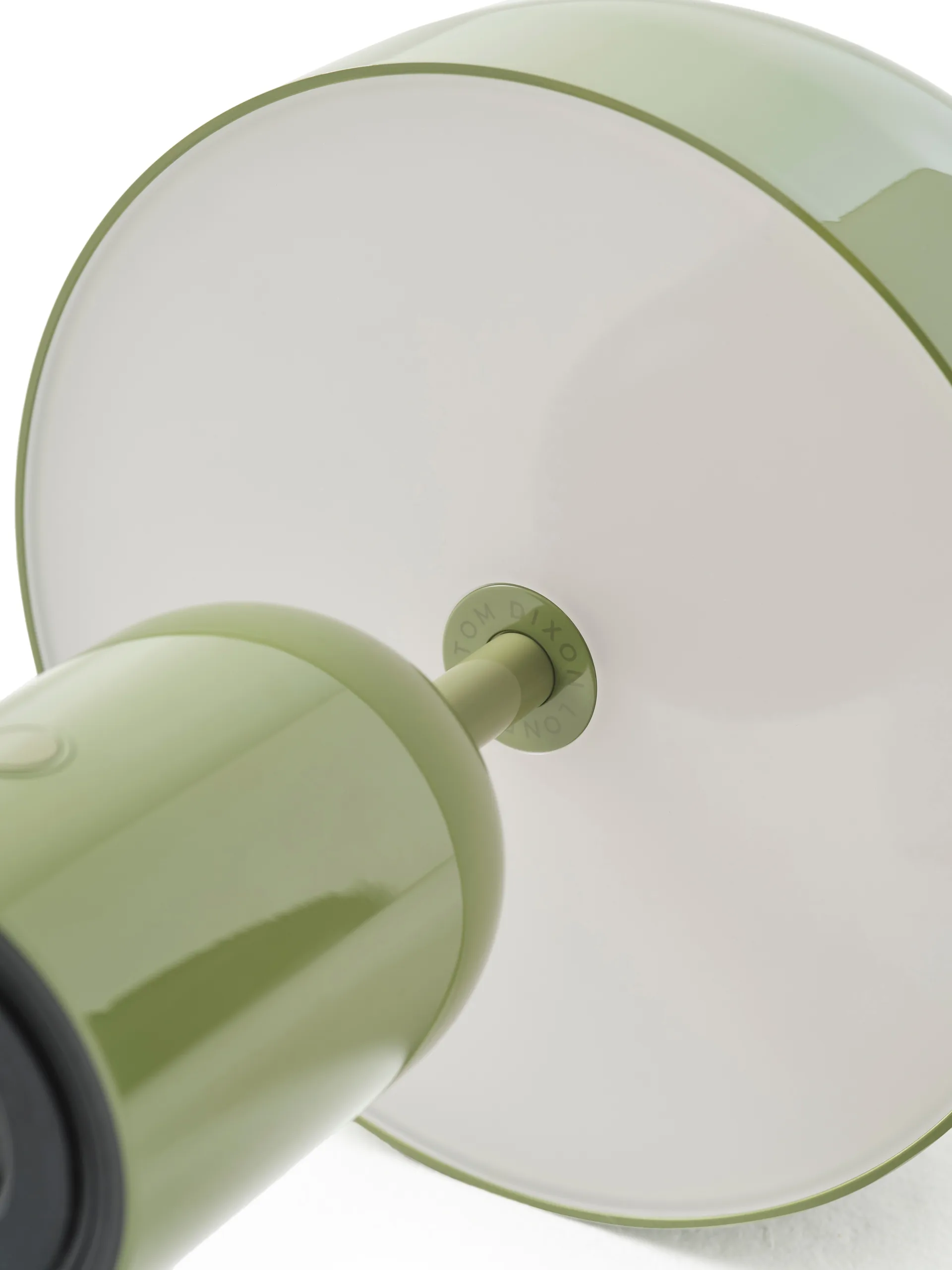 Lámpara de mesa Bell Portable LED 28 cm, Musgo Tom Dixon