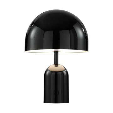 Lámpara de mesa Bell Portable LED 28 cm - Negro - Tom Dixon