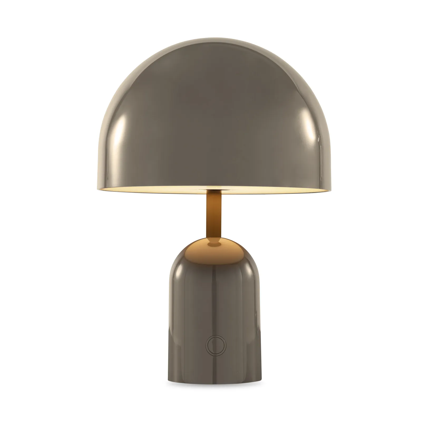 Lámpara de mesa Bell Portable LED 28 cm, Taupe Tom Dixon