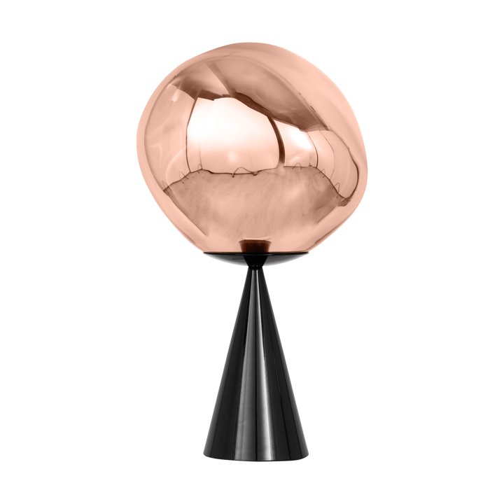 Lámpara de mesa Melt Cone fat LED 46,5 cm, Cobre Tom Dixon
