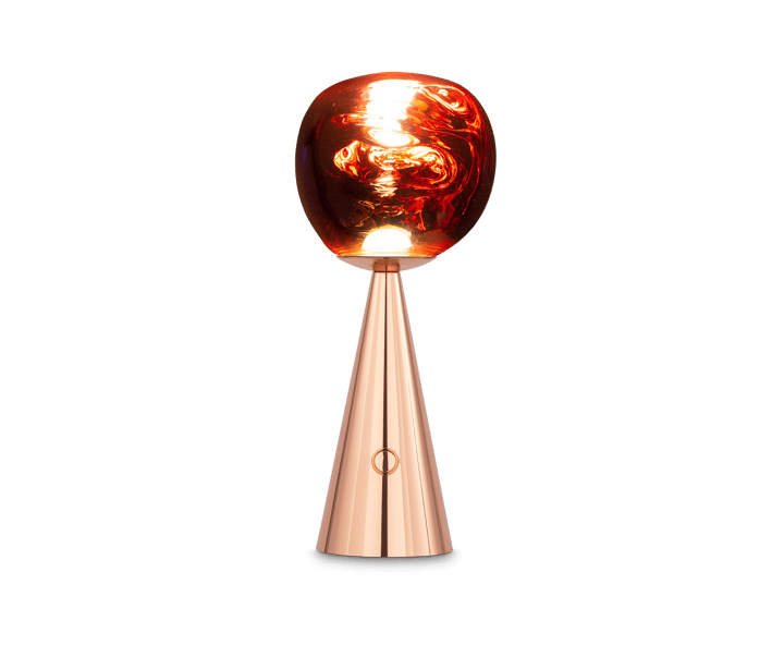 Lámpara de mesa Melt Portable, Copper Tom Dixon