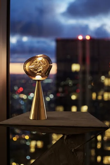 Lámpara de mesa Melt Portable - Dorado - Tom Dixon