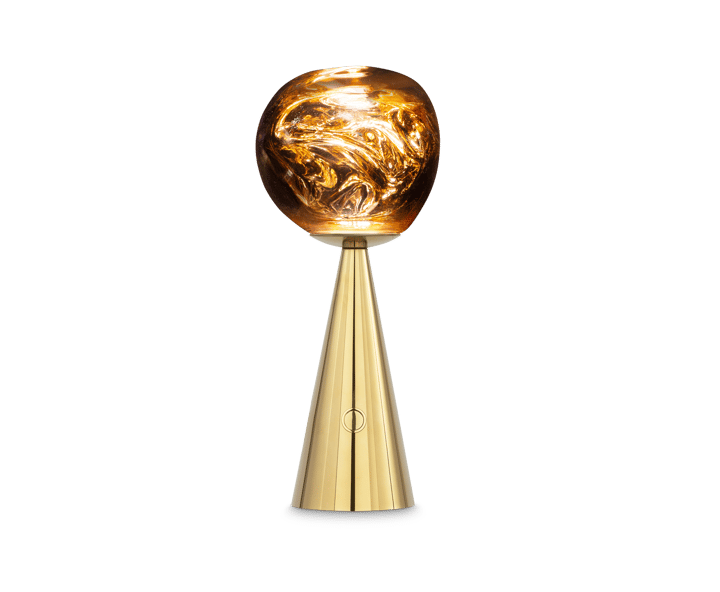 Lámpara de mesa Melt Portable, Gold Tom Dixon