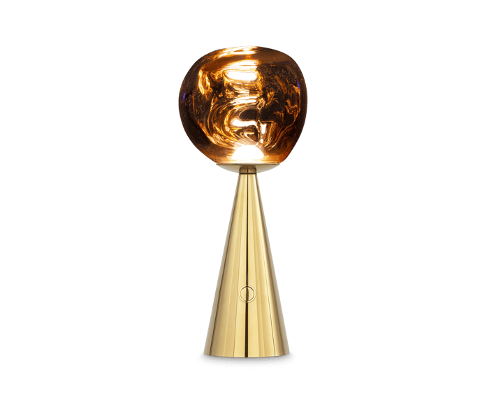 Lámpara de mesa Melt Portable, Gold Tom Dixon