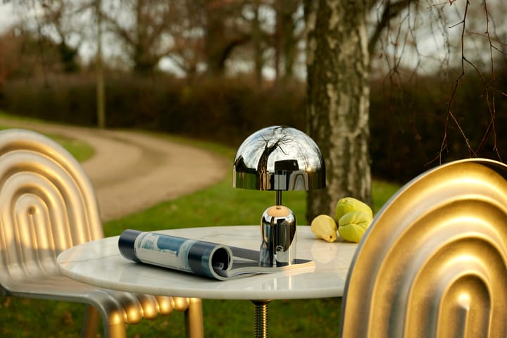 Lámpara de mesa Melt Portable LED 28 cm, Plateado Tom Dixon