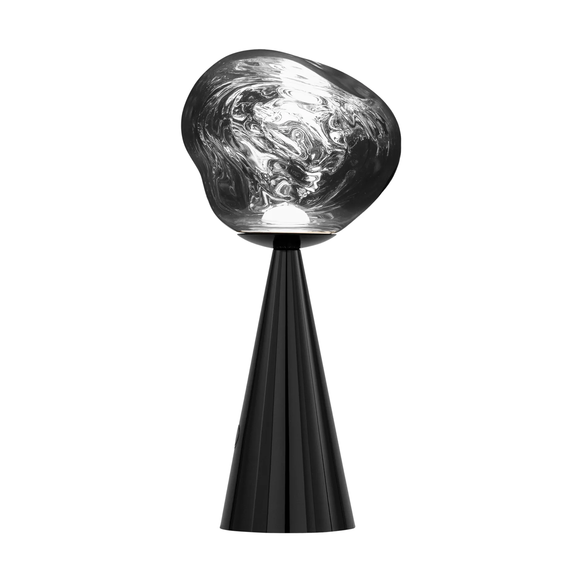 Lámpara de mesa Melt Portable LED 28,5 cm, Negro Tom Dixon