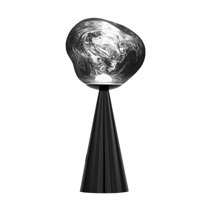 Lámpara de mesa Melt Portable LED 28,5 cm, Negro Tom Dixon