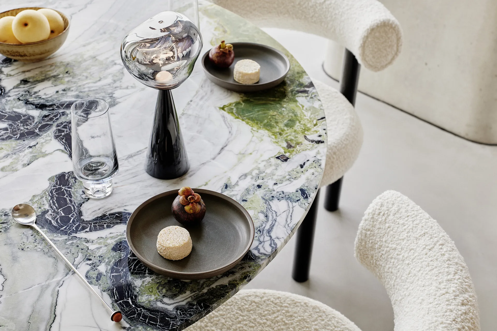 Lámpara de mesa Melt Portable LED 28,5 cm, Negro Tom Dixon