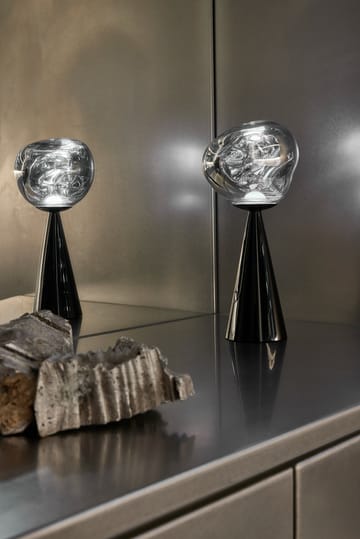 Lámpara de mesa Melt Portable LED 28,5 cm - Negro - Tom Dixon
