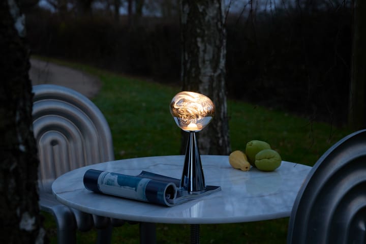 Lámpara de mesa Melt Portable LED 28,5 cm - Negro - Tom Dixon