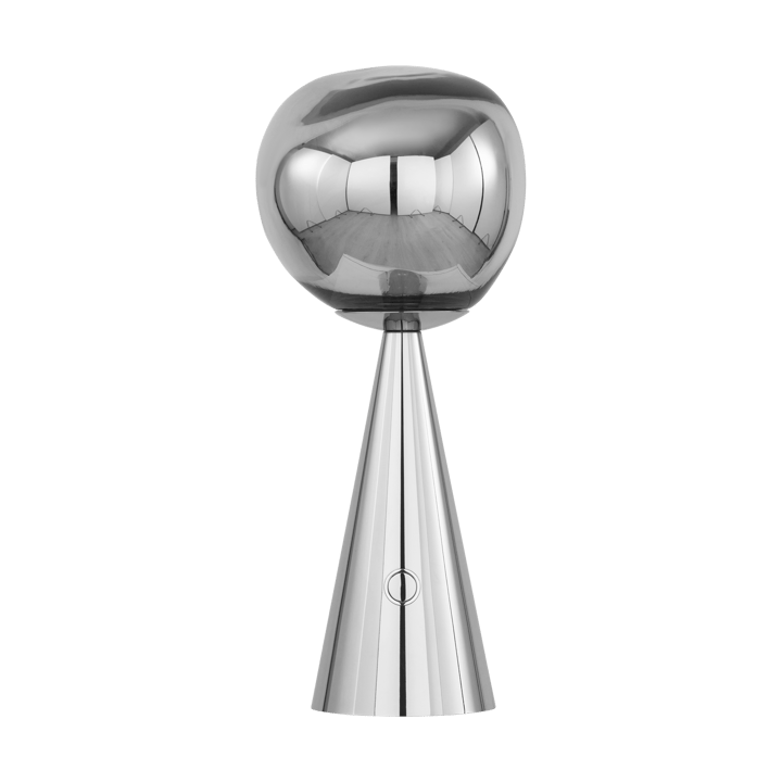 Lámpara de mesa Melt Portable LED 28,5 cm, Plateado Tom Dixon