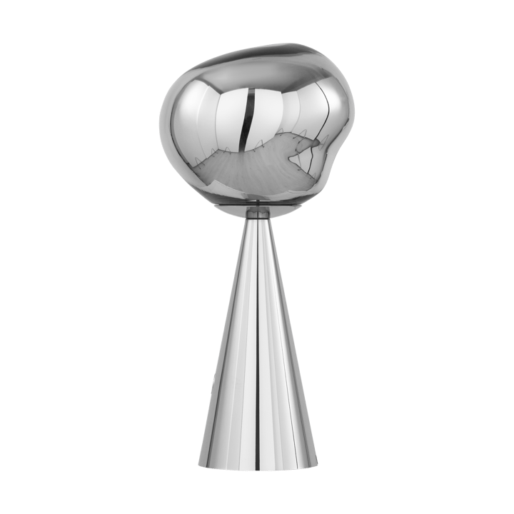 Lámpara de mesa Melt Portable LED 28,5 cm, Plateado Tom Dixon