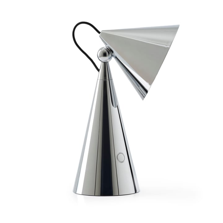Lámpara de mesa Pose Portable LED, Plateado Tom Dixon