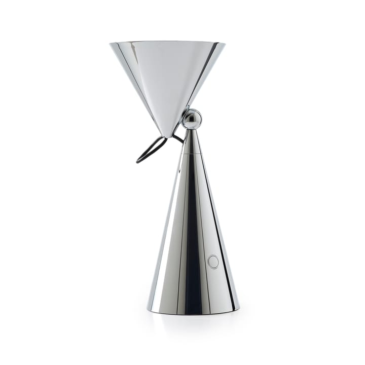 Lámpara de mesa Pose Portable LED, Plateado Tom Dixon