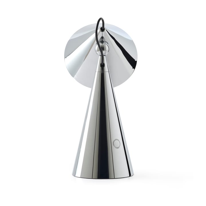 Lámpara de mesa Pose Portable LED, Plateado Tom Dixon