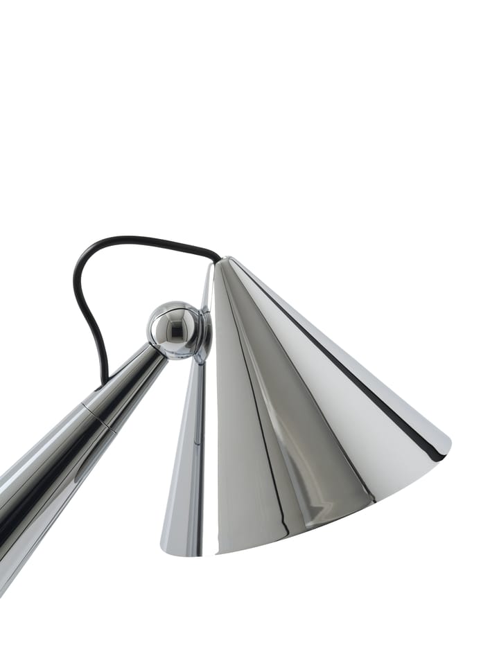 Lámpara de mesa Pose Portable LED, Plateado Tom Dixon