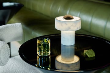 Lámpara de mesa Stone Portable LED 28 cm - Marble-gold - Tom Dixon