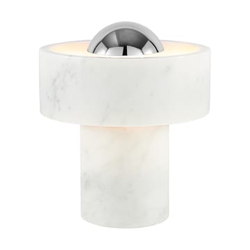 Lámpara de mesa Stone Portable LED 28 cm - Marble-silver - Tom Dixon