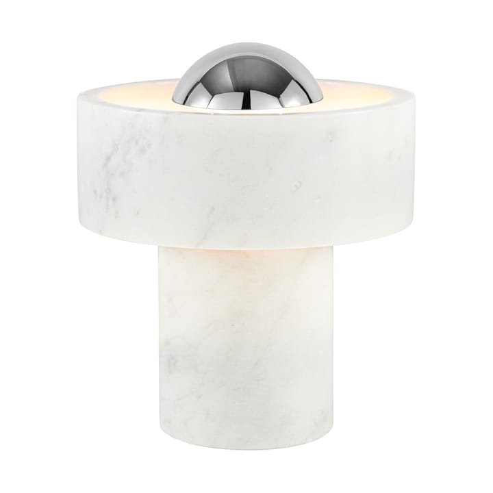 Lámpara de mesa Stone Portable LED 28 cm, Marble-silver Tom Dixon
