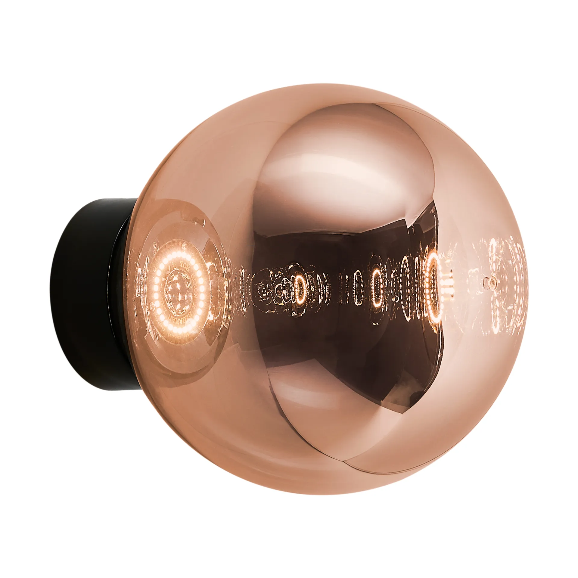 Lámpara de pared Globe Surface LED 29 cm, Cobre Tom Dixon