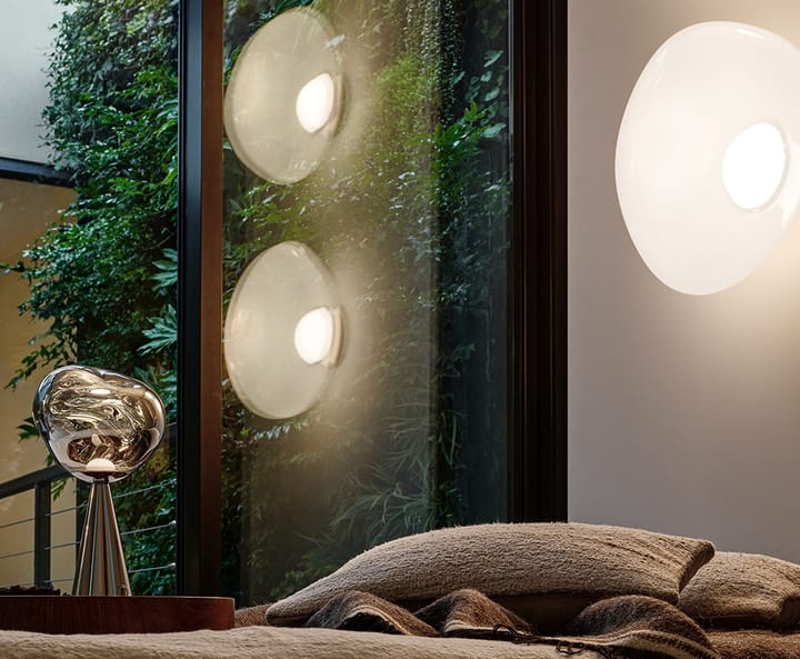 Lámpara de pared Melt Surface LED, Opal-silver Tom Dixon