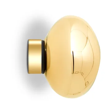 Lámpara de pared Melt Surface mini LED 30 cm - Dorado - Tom Dixon