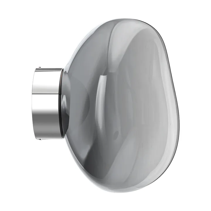 Lámpara de pared Melt Surface mini LED 30 cm - Níquel - Tom Dixon