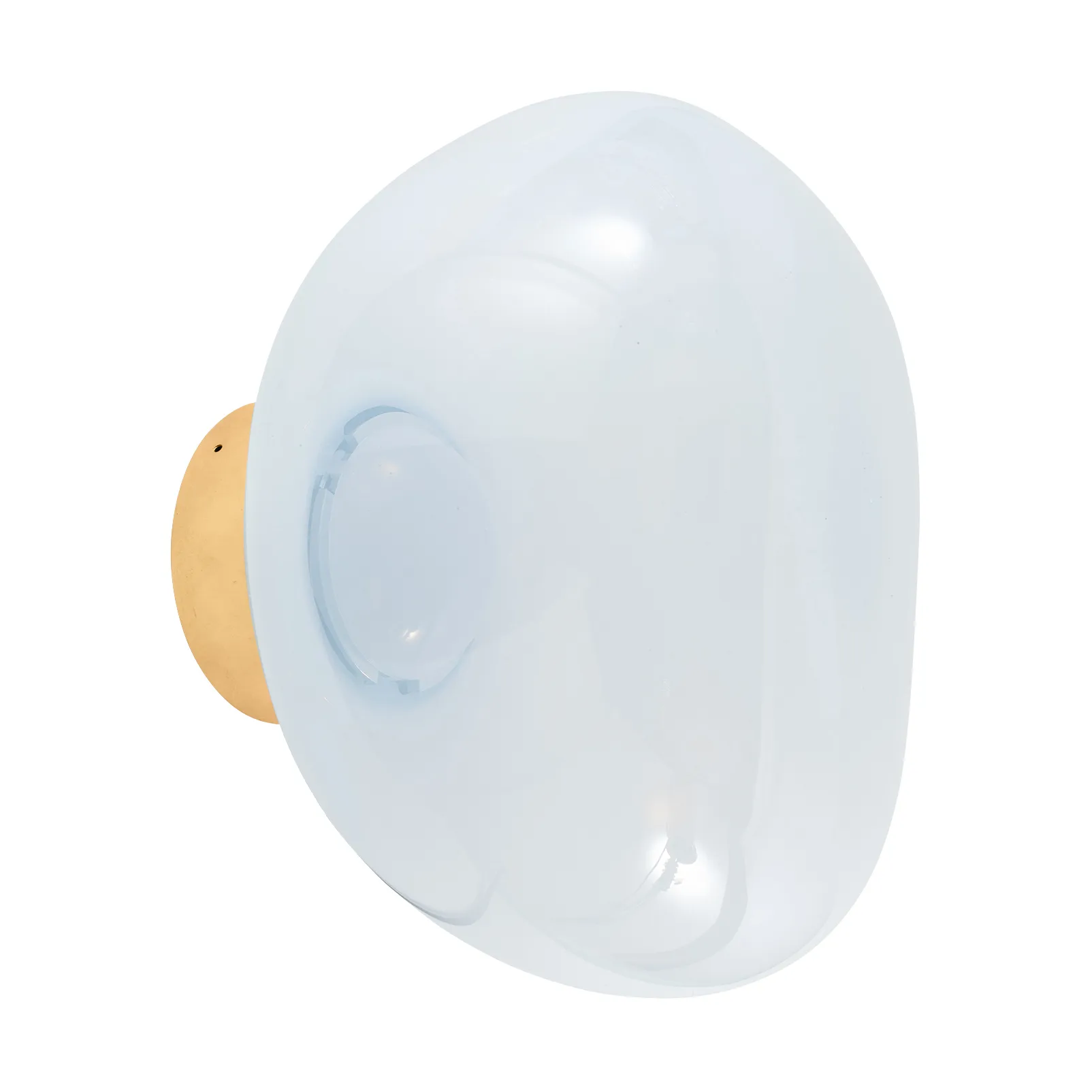 Lámpara de pared Melt Surface mini LED 30 cm, Ópalo-Dorado Tom Dixon