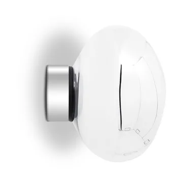 Lámpara de pared Melt Surface mini LED 30 cm - Plateado - Tom Dixon