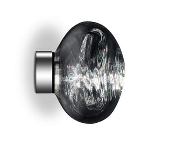 Lámpara de pared Melt Surface mini LED 30 cm - Plateado - Tom Dixon