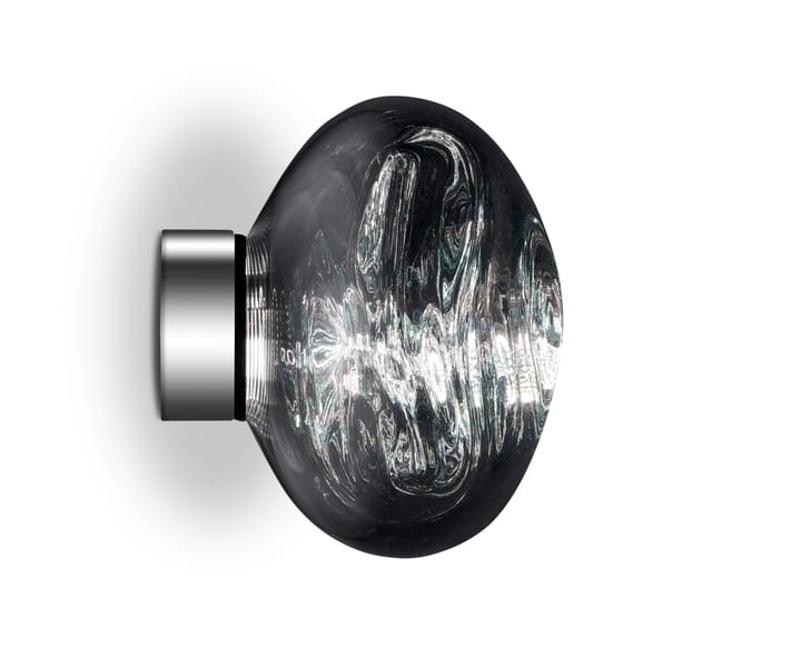 Lámpara de pared Melt Surface mini LED 30 cm, Plateado Tom Dixon