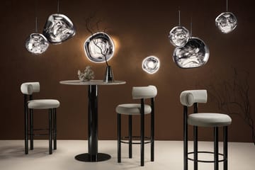 Lámpara de pared Melt Surface mini LED 30 cm - Plateado - Tom Dixon