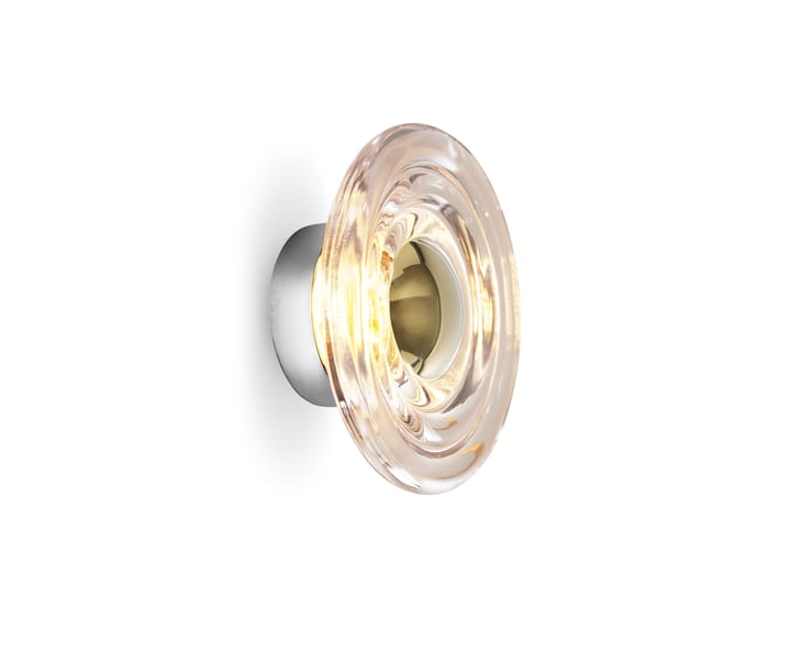 Lámpara de pared Press Surface mini LED 21,5 cm, Transparente Tom Dixon