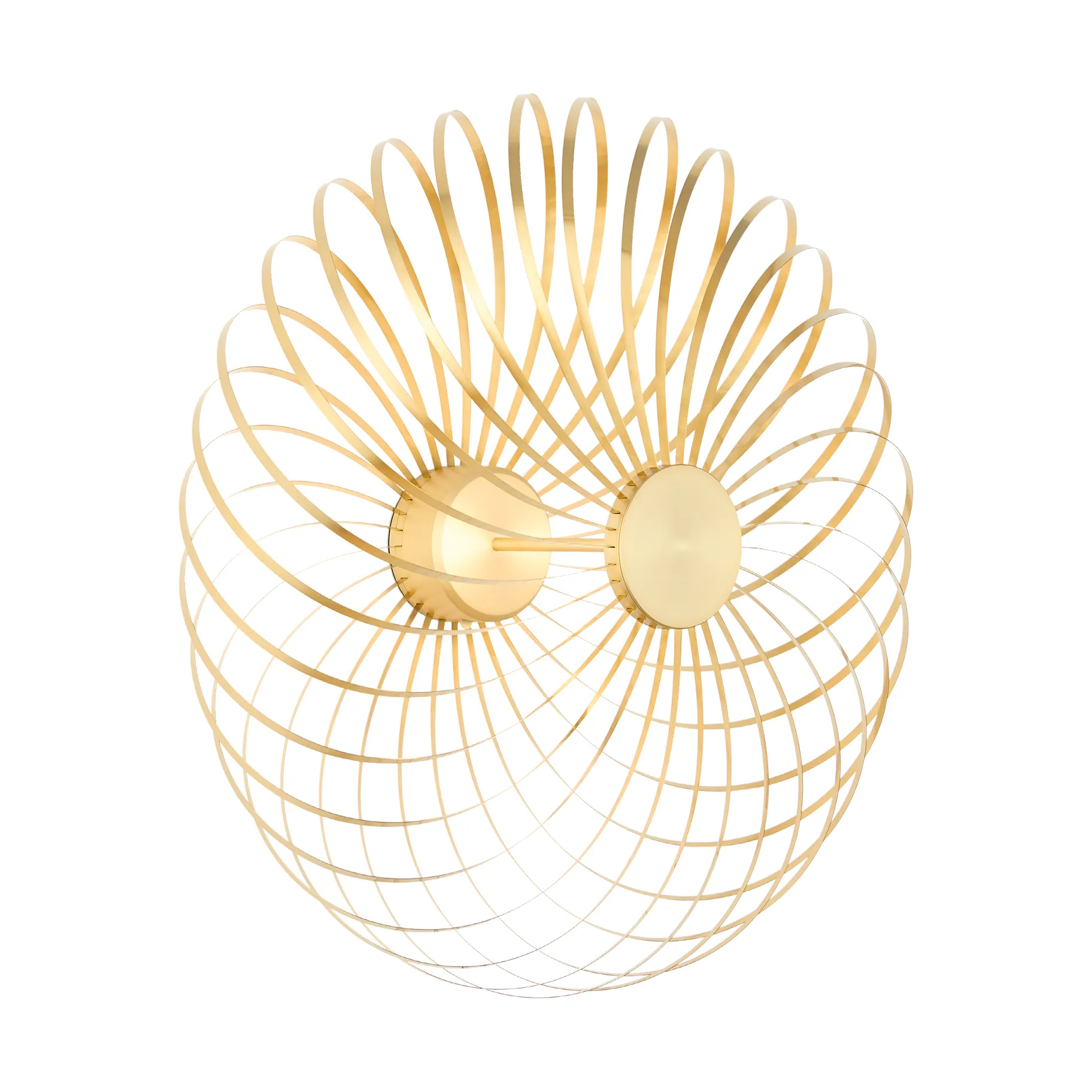 Lámpara de pared Spring Surface 58 cm, Latón Tom Dixon