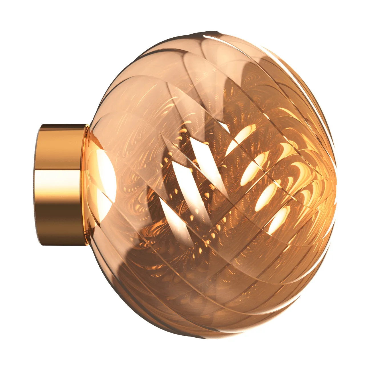 Lámpara de pared Whirl Ø30 cm, Copper Tom Dixon