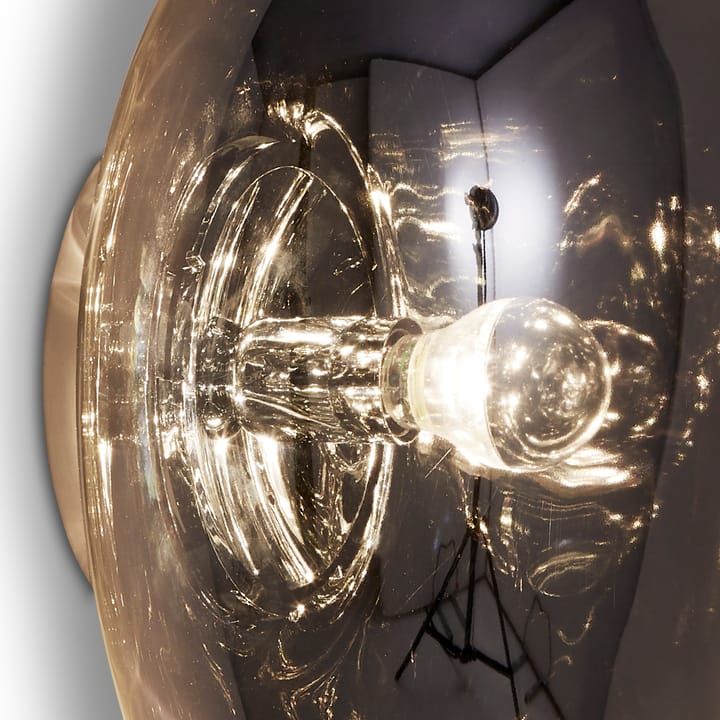 Lámpara de pared y techo Melt Surface LED, humo Tom Dixon